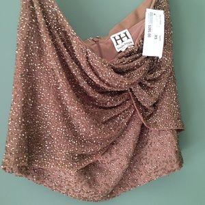 HAUTE HIPPIE MINI SKIRT